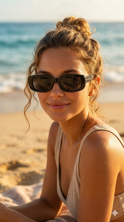 Lunettes de soleil rectangulaires · Caprelle