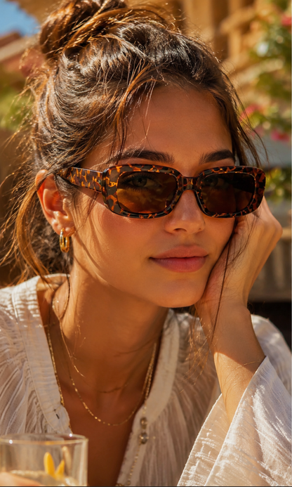 Lunettes de soleil rectangulaires · Caprelle